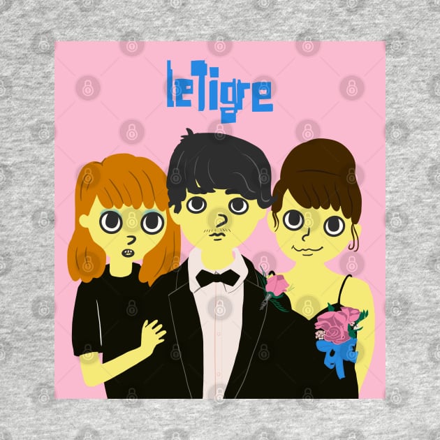 Le Tigre - This Island album Illustration by MiaouStudio